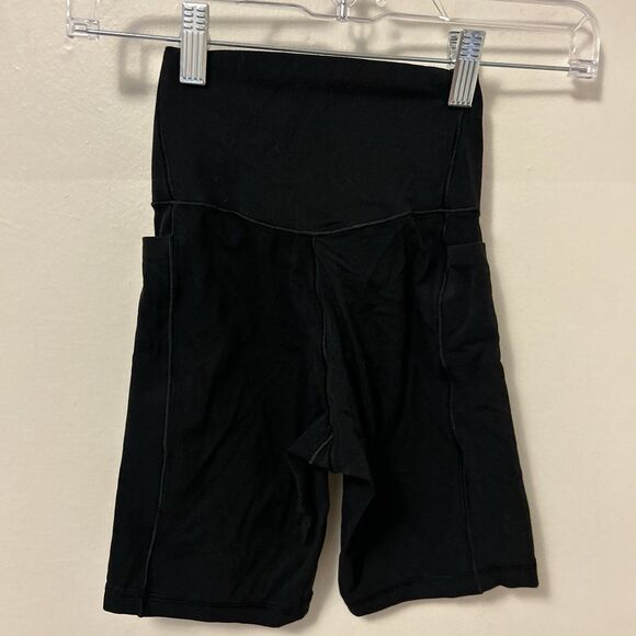 AERIE OFFLINE Real Me Crossover 7" Bike Short XS Black - Picture 2 of 4